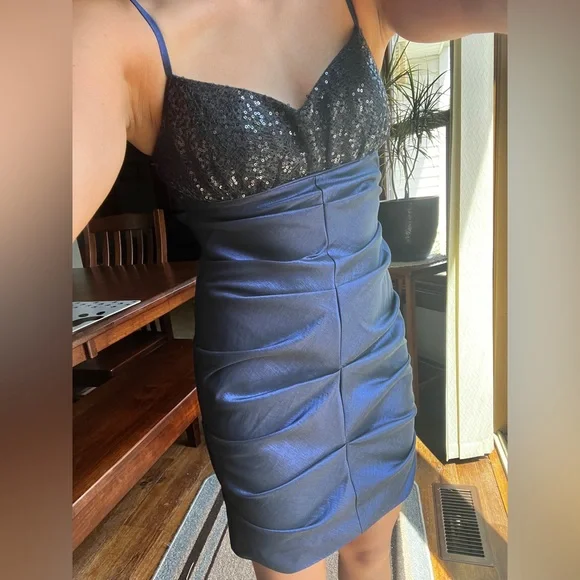 Jessica McClintock Special Occasion Party Cocktail Prom Homecoming Dress - Picture 4 of 4